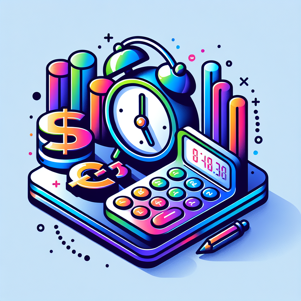 Finance blog with Clock Calculator Currency